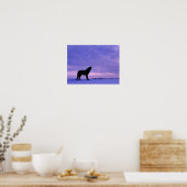 Lonely Wolf Poster (Keuken)