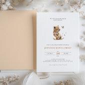 Lonen Baby shower Roaring met opwinding Kaart