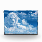 Lonen en lammeren in wolken fotoblokken (Voorkant)