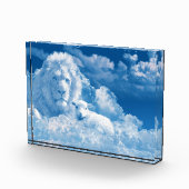 Lonen en lammeren in wolken fotoblokken (Rechts)