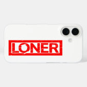 Loner Stamp Case-Mate iPhone Case (Achterkant (horizontaal))