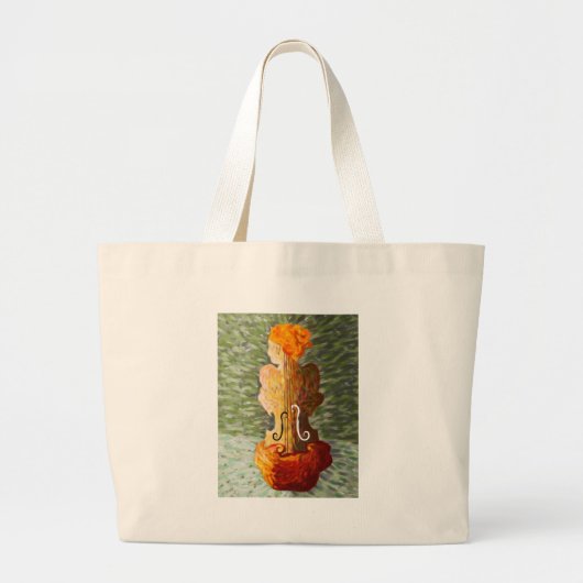 Lonessia V1 - violine schoonheid Grote Tote Bag (Voorkant)