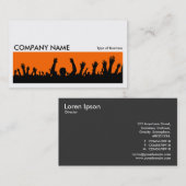 Long Afbeelding 0105 - Concert Crowd Visitekaartje (Voorkant / Achterkant)