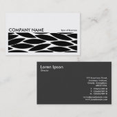 Long Afbeelding 0216 - Abstracte bladeren Visitekaartje (Voorkant / Achterkant)