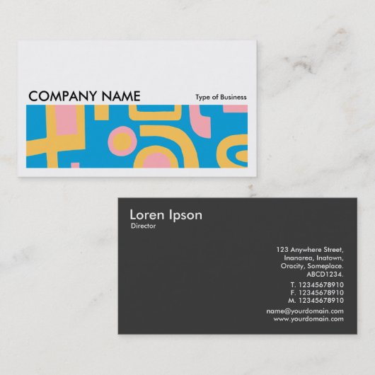 Long Afbeelding 0238 - Abstract 170914 Visitekaartje (Voorkant / Achterkant)