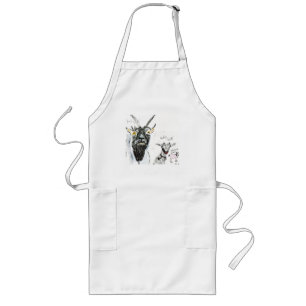 Long Apron de chèvre. - Drôle Tablier