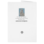 long art blanc d'original de portrait de chien de (Dos)