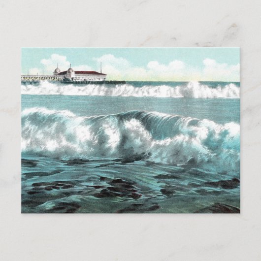 Long Beach Breakers  Briefkaart (Voorkant)