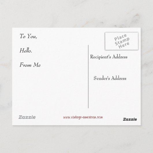 Long Beach Breakers Carte postale Vintage (Dos)