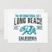 Long Beach Briefkaart (Voorkant / Achterkant)