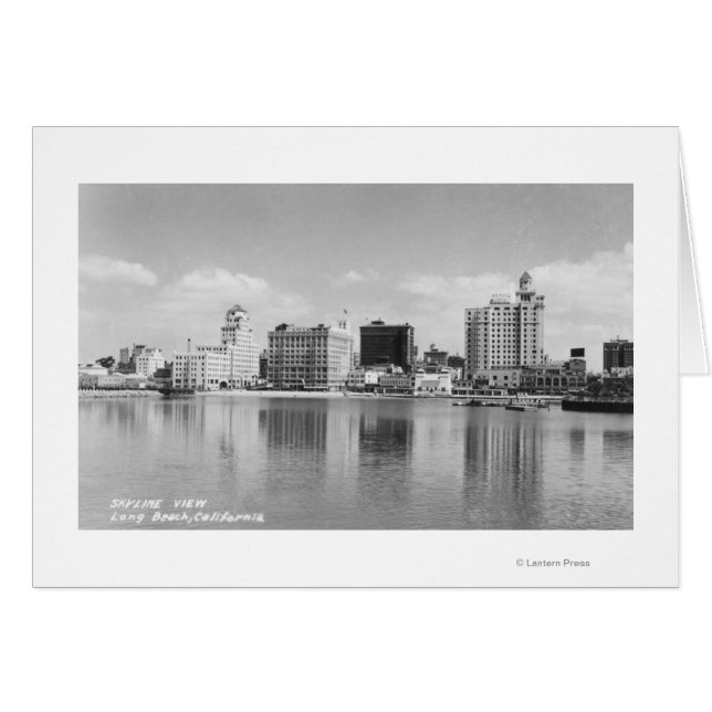 Long Beach, California City Skyline View (Devant horizontal)