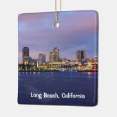 Long Beach California Keramisch Ornament (Links)