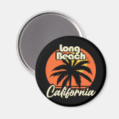 Long Beach California Magneet (Voorkant / Achterkant)
