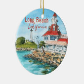 Long Beach California Ornament (Rechts)