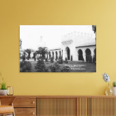 Long Beach, California Pacific SW Expo Bldg. Canvas Afdruk (Insitu (Woonkamer))