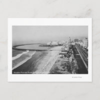 Long Beach, California Rainbow Pier en Ocean