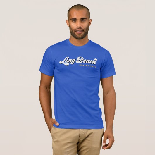 Long Beach California Tee Shirt (Voorkant volledig)