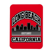 Long Beach, Californië Magneet (Verticaal)