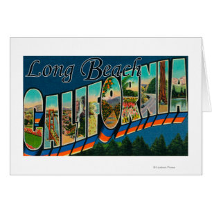 Long Beach, Californie - Scènes de grandes lettres