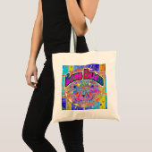 Long Beach Cosmic Unity Canvas tas (Voorkant (product))