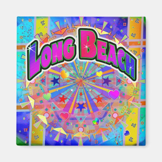 Long Beach Cosmic Unity Magnet (Devant)