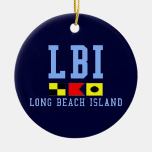 Long Beach Island Keramisch Ornament