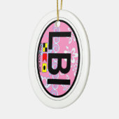 Long Beach Island Keramisch Ornament (Links)