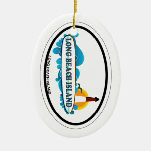 Long Beach Island Keramisch Ornament
