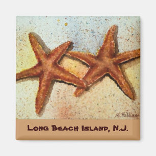 Long Beach Island, N.J. zuivenvis magnet Magneet