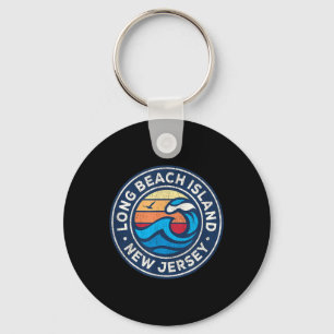 Long Beach Island New Jersey NJ Nautical W Sleutelhanger