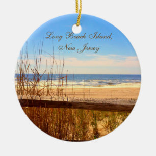 Long Beach Island, NJ LBI Beach Ornament
