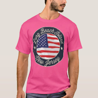 Long Beach Island - Patriotisch New Jersey Souveni T-shirt