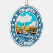 Long Beach Keramisch Ornament (Rechts)