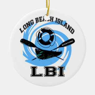 Long Beach Keramisch Ornament