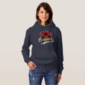 Long Beach Retro Sunset Sweat - shirt à capuche bl (Devant entier)