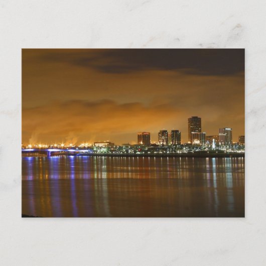 Long Beach Skyline Briefkaart (Voorkant)