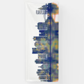 Long Beach Skyline Spandoek (Verticaal)