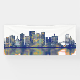 Long Beach Skyline Spandoek