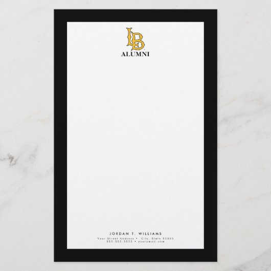 Long Beach State Alumni Briefpapier (Voorkant)