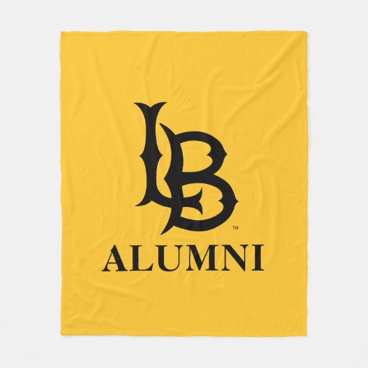 Long Beach State Alumni Fleece Deken (Voorkant)
