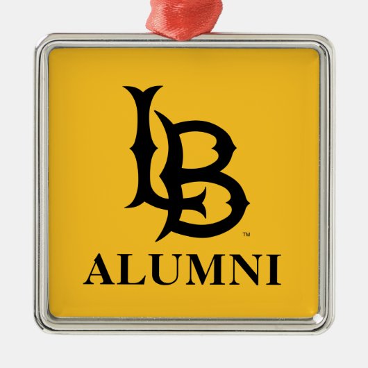 Long Beach State Alumni Metalen Ornament (Voorkant)