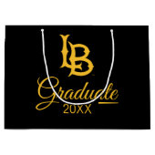 Long Beach State Logo Afstuderen Groot Cadeauzakje (Voorkant)