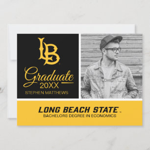 Long Beach State Logo Afstuderen Kaart