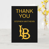 Long Beach State Logo Afstuderen Kaart (Gele Bloem)