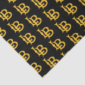Long Beach State Logo Afstuderen Tissuepapier (Detail)