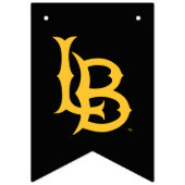 Long Beach State Logo Afstuderen Vlaggetjes (Eerste vlag)