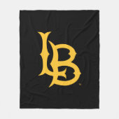 Long Beach State Logo Fleece Deken (Voorkant)