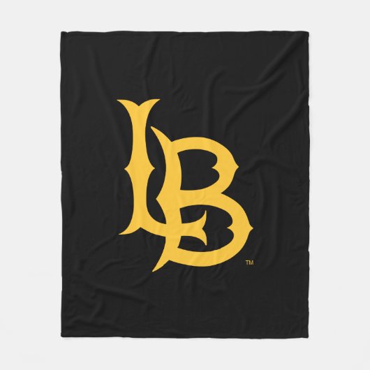 Long Beach State Logo Fleece Deken (Voorkant)