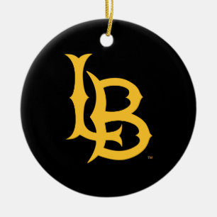 Long Beach State Logo Keramisch Ornament