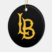 Long Beach State Logo Keramisch Ornament (Links)